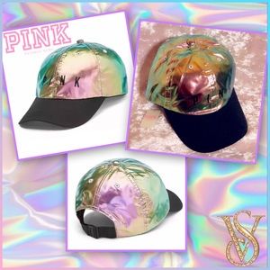 VS PINK Rainbow Foil Hat ✨